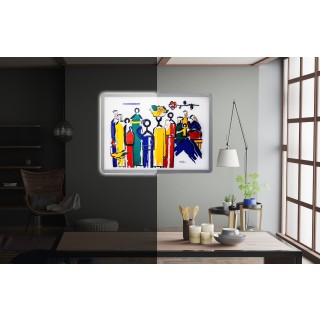 이성근화백LED 조명액자 가족