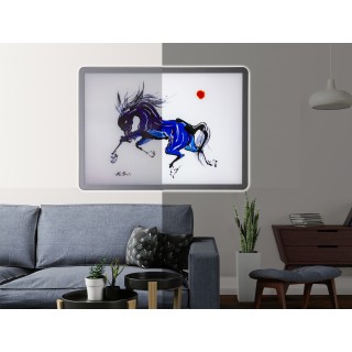 이성근화백LED 조명액자 청마