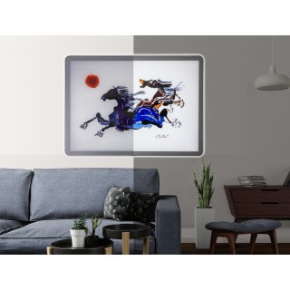 이성근화백LED 조명액자 말들